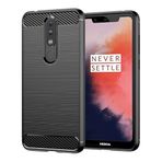 HTXWXJC Nokia 5.1 Plus Kılıfı için Kılıf, TA-1120, TA-1105, TA-1102 Kılıf, İnce İnce Karbon Fiber TPU Kauçuk Koruyucu Kılıflar Çizilmez Darbeye Dayanıklı Kapak Nokia 5.1 Plus Siyah