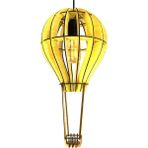 Hü Ma Tasarım ve Aksesuar Çocuk Genç Odası Için Doğal Ahşap Mdf 3D Puzzle Lazer Kesim Uçan Balon Avize - 1