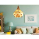 Hü Ma Tasarım ve Aksesuar Decart Huma Ingiliz Tarzı Kare Modern Globe Küre Ahşap Mdf 3D Lazer Kesim Rustik Salon Avize - Akça