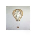 Hü Ma Tasarım Ve Aksesuarçocuk Genç Odası Için Doğal Ahşap Mdf 3D Puzzle Lazer Kesim Uçan Balon Avize