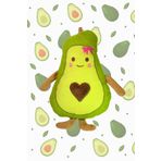HUA Sevimli Kalpli Avokado Peluş Yastık & Uyku Arkadaşı Yastık & Oyuncak Yastık & Hediyelik Yastık 45Cm