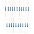 HUABAN 5 adet x 21 değerler 2 W 2 watt 0.1 0.2 0.3 0.5 0.12 0,15 0.18 0.22 0.24 0.27 0.33 0.36 0.43 0.47 0.56 0.62 0.62 0,68 0.75 0.82 0,91 Ohm% 1 metal film direnci