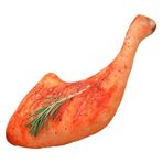 Huamengyuan Oyuncak bebek yastığı, tavuk bacaklı pelüş hayvan, dekoratif yastık, ofis radyosu, oyuncak, koltuk yastığı, yatak, büyük 3D tavuk bacağı pelüş hayvan, gerçekçi gıda altlığı