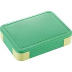 Huang Shoping Gıda Sınıfı Mühürlü Meyve Salatası Bento Kutusu Mikrodalga Isıtmalı Öğle Yemeği Kutusu (Yurt Dışından) - Yeşil - 23*17*4.8cm