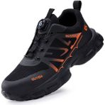 Huang Shoping Iş Sağlığı ve Güvenliği, Ezilme Önleyici, Delinme Önleyici, Çelik Burunlu Spor Iş Ayakkabıları (Yurt Dışından) - 37 - Turuncu