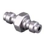 HuanQiuSensmart Evrensel 8mm hızlı bağlantı kesme fiş adaptörü, 1/8 "BSPP iç dişli, hava kompresörü aksesuarı, hava hortumu konektörü, çift konektör, sızdırmazlık O-halkalı pirinç hızlı bağlantı konektörü