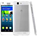 Huawei Ascend G7 Kılıf Şeffaf Silikon Hibrit Case
