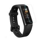 Huawei Band 5 Ile Uyumlu On Darbe Emici Ekran Koruyucu Nano Cam (4 Adet)