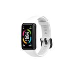Huawei Band 6 Tam Uyumlu Silikon Kordon Beyaz