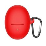 Huawei Freebuds 6 İle Uyumlu Silikon Kılıf Tam Koruma Renkli Kılıf (Ürün Kulaklık Değildir) (kırmızı)
