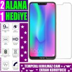 Huawei Honor 8C Temperli Ekran Koruyucu Uyumlu Kırılmaz Cam