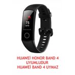 Huawei Honor Band 4 Uyumlu Kordon SİYAH