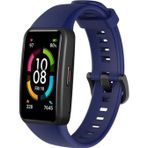 Huawei Honor Band 6 Lacivert Yumuşak Silikon Kordon Kayış