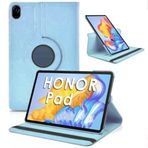Huawei Honor Pad 10 12.1" Uyumlu Standlı 360° Yatay Dikey Dönebilen Deri Tablet Kılıfı Turkuaz