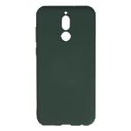 Huawei Mate 10 Lite Kılıf Nano içi Kadife Silikon - Koyu Yeşil-(5796)