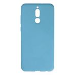 Huawei Mate 10 Lite Kılıf Nano İçi Kadife Silikon - Mavi-(5796)