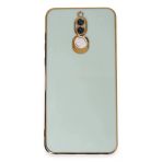 Huawei Mate 10 Lite Kılıf Volet Silikon - Açık Yeşil-(5796)
