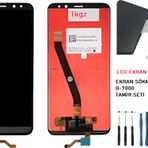 Huawei Mate 10 Lite Uyumlu Lcd Ekran Dokunmatik Servis Orijinali Siyah + B-7000 + Tamir Seti