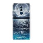 Huawei Mate 10 Pro ile Uyumlu Kılıf Desenli Silikon Güzel ile Uyumlu Kılıf Great Moon 1301
