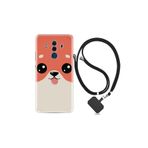 Huawei Mate 10 Pro ile Uyumlu Kılıf Silikon Desen Boyun Askılı Sevimli Köpek 1731