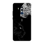 Huawei Mate 10 Pro İle Uyumlu Siyah İ Harfli Wild Lovers Desenli Silikon Kılıf