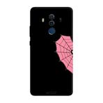 Huawei Mate 10 Pro İle Uyumlu Siyah Pink Spider Desenli Silikon Kılıf