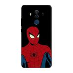 Huawei Mate 10 Pro İle Uyumlu Siyah Retro Spider Desenli Silikon Kılıf