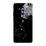 Huawei Mate 10 Pro İle Uyumlu Siyah Z Harfli Wild Lovers Desenli Silikon Kılıf