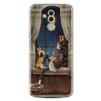 Huawei Mate 20 Lite ile Uyumlu Kılıf Desenli Silikon Güzel ile Uyumlu Kılıf Ananas Camera Glass 1358