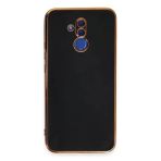 Huawei Mate 20 Lite Volet Silikon Siyah Kılıf