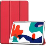 Huawei Mate Pad 10.4 Htstore Zore Smart Cover Standlı 1-1 Kılıf-Kırmızı