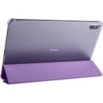 Huawei Mate Pad 11 Htstore Htstore Zore Smart Cover Standlı 1-1 Kılıf-Mor