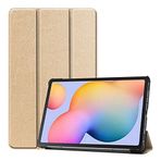Huawei Mate Pad Pro 10.8 Fuchsia Smart Cover Standlı 1-1 ile Uyumlu Kılıf Gold