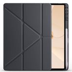 Huawei MatePad 12X Kılıf 12 inç Kalem Bölmeli Silikon Tablet Kılıfı Siyah