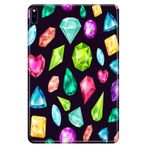 Huawei MatePad Pro 10.8" ile Uyumlu Desenli Silikon Kılıf, Elmaslar, Çok Renkli avonm-v-cvr459201