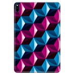 Huawei MatePad Pro 10.8" ile Uyumlu Desenli Silikon Kılıf, Grafik, Çok Renkli avonm-v-cvr459218