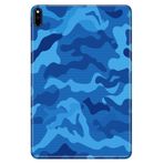 Huawei MatePad Pro 10.8" ile Uyumlu Desenli Silikon Kılıf, Mavi Kamuflaj avonm-v-cvr459270