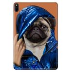 Huawei MatePad Pro 10.8" ile Uyumlu Desenli Silikon Tablet Kılıfı, UV Baskılı, Pug Tasarımı avonm-v-cvr459328