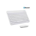 Huawei MatePad Pro 13.2" Tablet İçin Uyumlu Slim Şarjlı Türkçe Bluetooth Klavye ve Mouse Seti Beyaz