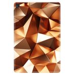 Huawei MatePad T10S ile Uyumlu 10.1" Tablet Kılıfı, Desenli Silikon, Gold Prizma avonm-v-cvr459814