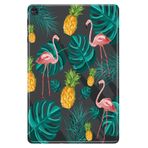 Huawei MatePad T10S ile Uyumlu 10.1" Tablet Kılıfı, Desenli Silikon, Pink Flamingo avonm-v-cvr459896