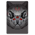 Huawei MatePad T10S ile Uyumlu 10.1" Tablet Kılıfı, Desenli Silikon, Sphynx, Çok Renkli avonm-v-cvr459924