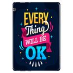 Huawei MediaPad T3 9.6" ile Uyumlu Desenli Silikon Tablet Kılıfı, Everything, Çok Renkli avonm-v-cvr459998