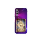 Huawei Nova 5T ile Uyumlu Burç Kartları Balık Tasarımlı Şeffaf Silikon Kılıf