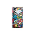 Huawei Nova 9 ile Uyumlu Grafiti Create Art Tasarımlı Şeffaf Silikon Kılıf