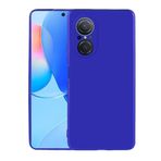 Huawei Nova 9 SE ile uyumlu Kılıf Soft Mat Premier Case Kapak Saks Mavi