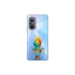 Huawei Nova 9 Se ile uyumlu Splash ahtapot tasarımlı şeffaf silikon kılıf