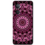 Huawei Nova 9 SE Mandala Patterns Kaleidoscope Baskılı Uyumlu Silikon Kılıf