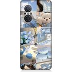 Huawei Nova 9 Se Uyumlu Mavi Oyuncaklar Desenli Silikon Kılıf