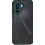 Huawei Nova Y70 Kılıf Montreal Silikon Kapak - Yeşil - 1 - Renkli
